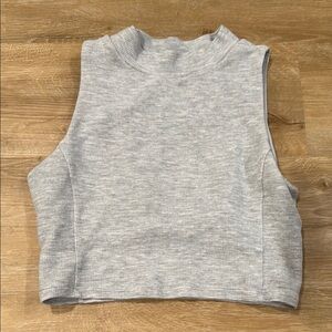 Gray Sleeveless Women's Top